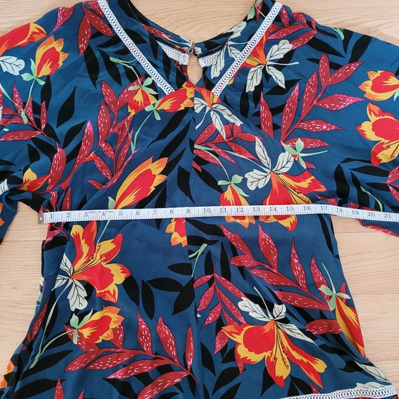 Floral Boho Kimono Jumpsuit Romper - Picture 13 of 16